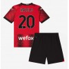 AC Milan Pierre Kalulu #20 Heimtrikot 2023-24 Kurzarm (+ kurze hosen)